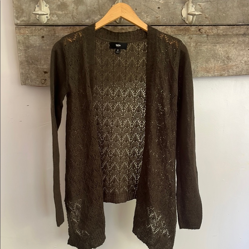 Mossimo Open Knit Cardigan